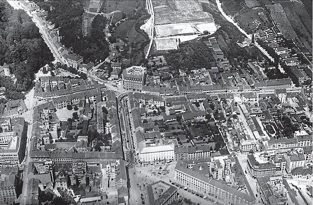 Medveščak i Šalata iz zraka 1952. godine